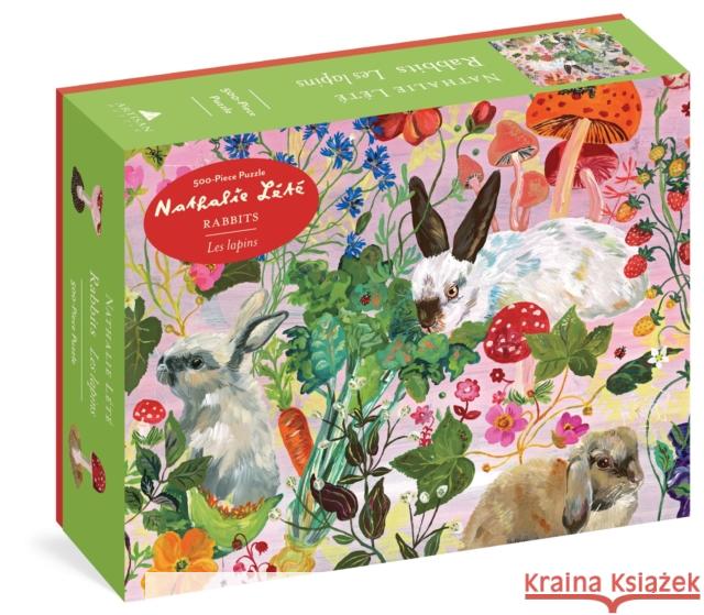 Nathalie Lété Rabbits 500-Piece Puzzle Lété, Nathalie 9781648290473 Workman Publishing - książka