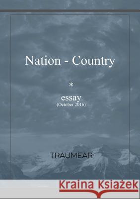 Nation - Country Traumear 9780244638047 Lulu.com - książka
