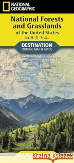 National Forests and Grasslands of the United States Map National Geographic Maps 9781566959407 National Geographic Maps - książka