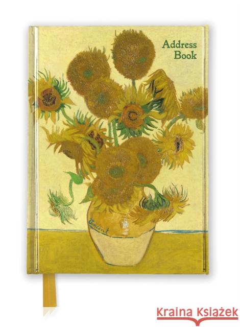 National Gallery: Sunflowers (Address Book) Flame Tree Studio 9781804173589 Flame Tree Publishing - książka
