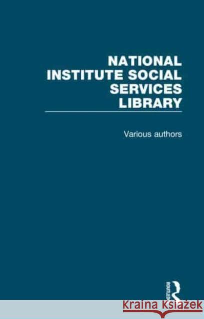 National Institute Social Services Library Various 9781032033815 Taylor & Francis Ltd - książka