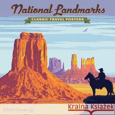 National Landmarks 2025 12 X 12 Wall Calendar Anderson Design Group 9781549244117 Willow Creek Press Calendars - książka