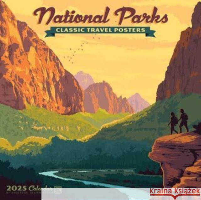 National Parks (Adg) 2025 7 X 7 Mini Wall Calendar Anderson Design Group 9781549245886 Willow Creek Press Calendars - książka