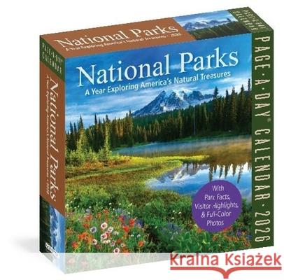 National Parks Page-A-Day(r) Calendar 2026 Workman Calendars 9781523531189 Workman Publishing - książka