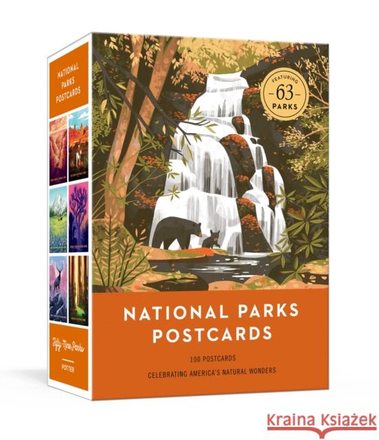 National Parks Postcards: 100 Illustrations That Celebrate America's Natural Wonders Fifty-Nine Parks 9780593232958 Random House USA Inc - książka