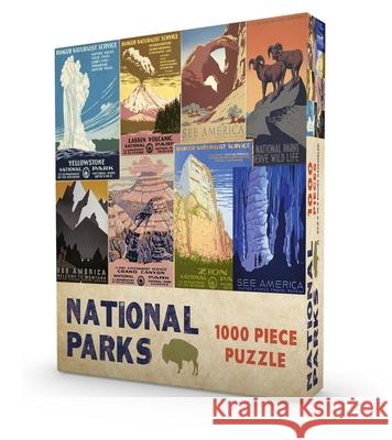 National Parks Puzzle  9781423642633 Gibbs Smith - książka
