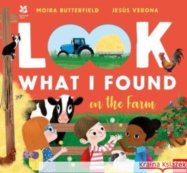 National Trust: Look What I Found on the Farm Moira Butterfield 9781839940798 Nosy Crow Ltd - książka