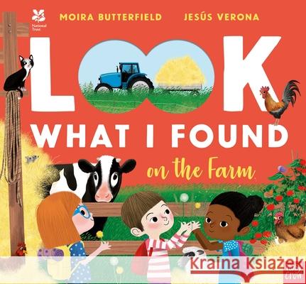 National Trust: Look What I Found on the Farm Moira Butterfield 9781839940804 Nosy Crow Ltd - książka