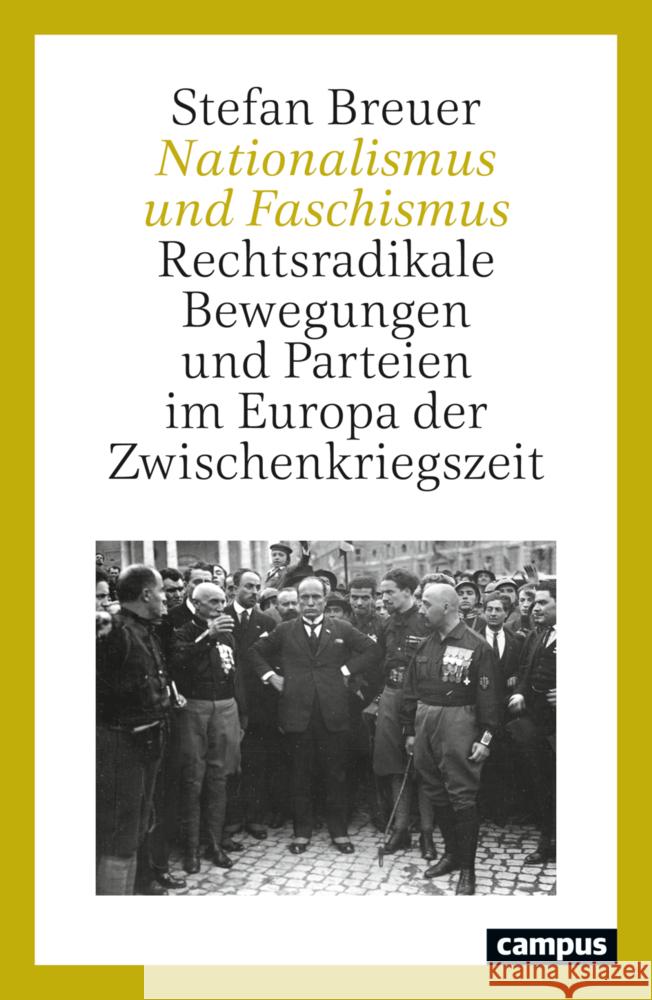 Nationalismus und Faschismus Breuer, Stefan 9783593521510 Campus Verlag - książka