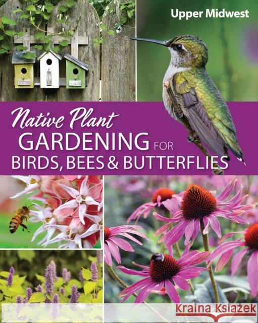 Native Plant Gardening for Birds, Bees & Butterflies: Upper Midwest Daniels, Jaret C. 9781591939412 Adventure Publications - książka