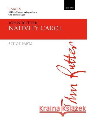 Nativity Carol John Rutter   9780193562714 Oxford University Press - książka