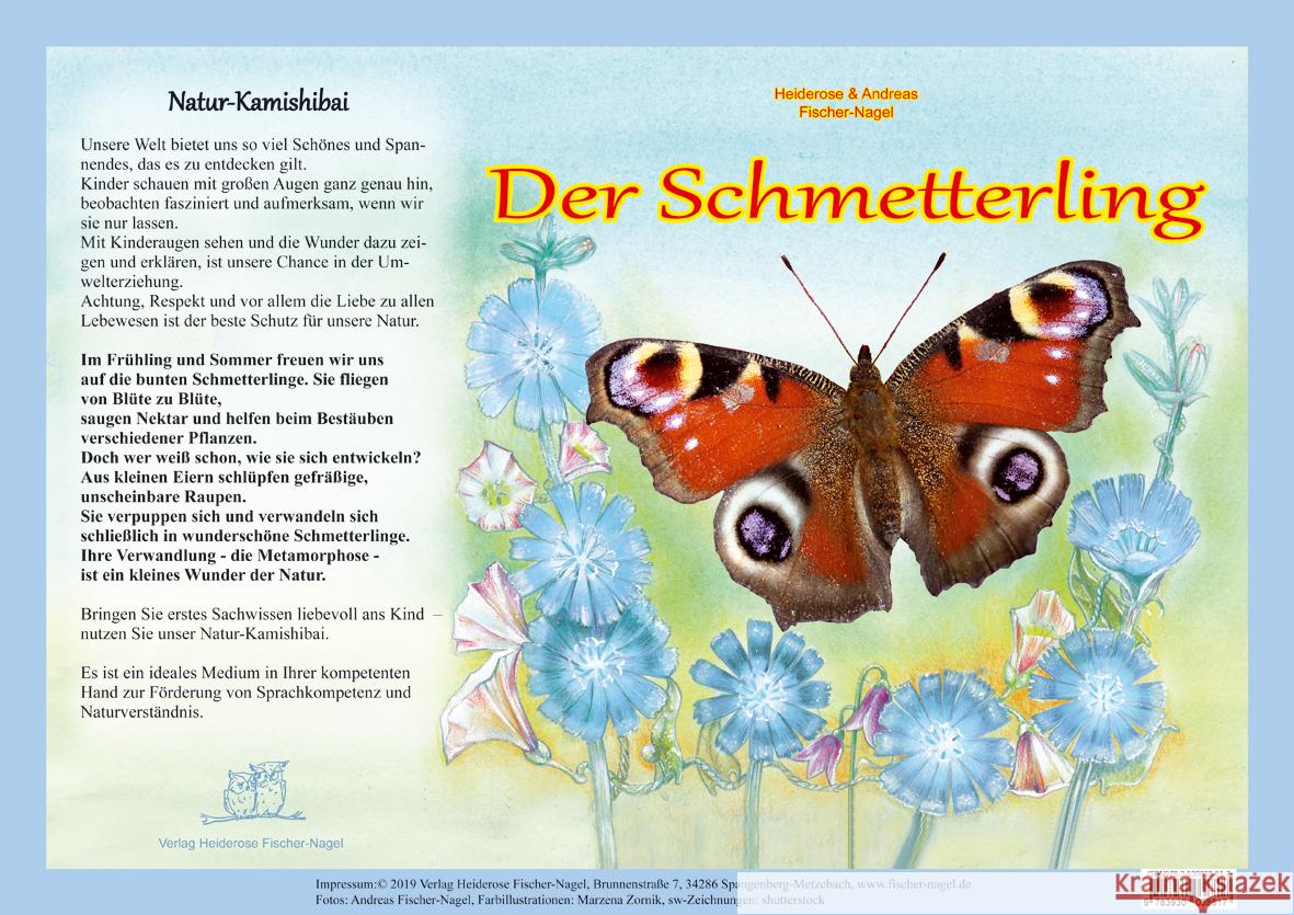 Natur-Kamishibai - Der Schmetterling : Natur-Kamishibai Fischer-Nagel, Heiderose; Fischer-Nagel, Andreas 9783930038817 Fischer-Nagel - książka