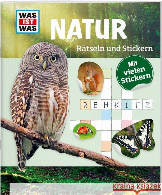 Natur, Rätseln und Stickern : Mit vielen Stickern  9783788621674 Tessloff - książka