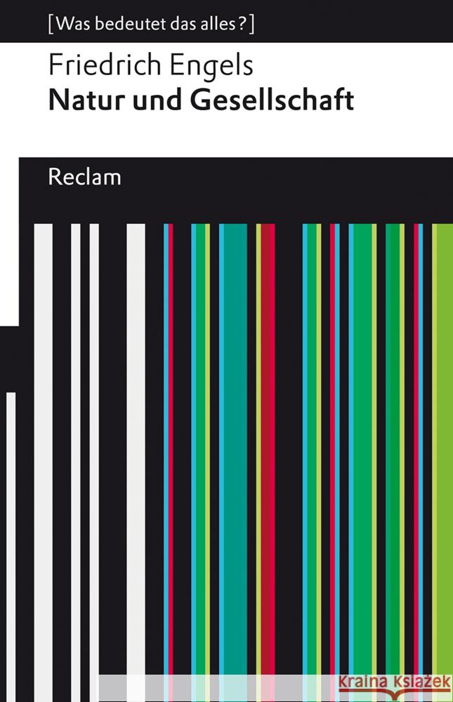 Natur und Gesellschaft Engels, Friedrich 9783150142707 Reclam, Ditzingen - książka