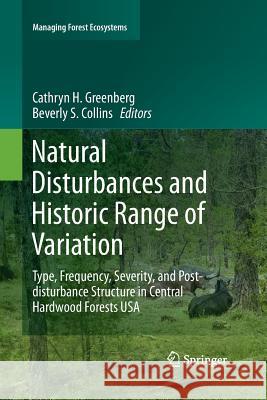 Natural Disturbances and Historic Range of Variation: Type, Frequency, Severity, and Post-Disturbance Structure in Central Hardwood Forests USA Greenberg, Cathryn H. 9783319371696 Springer - książka