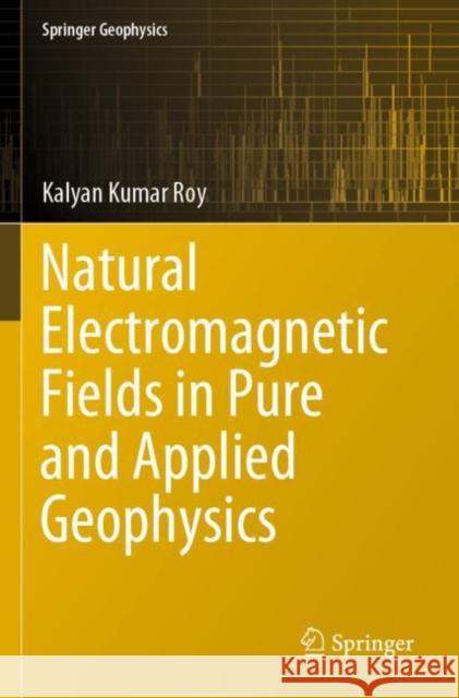 Natural Electromagnetic Fields in Pure and Applied Geophysics Kalyan Kumar Roy 9783030380991 Springer - książka