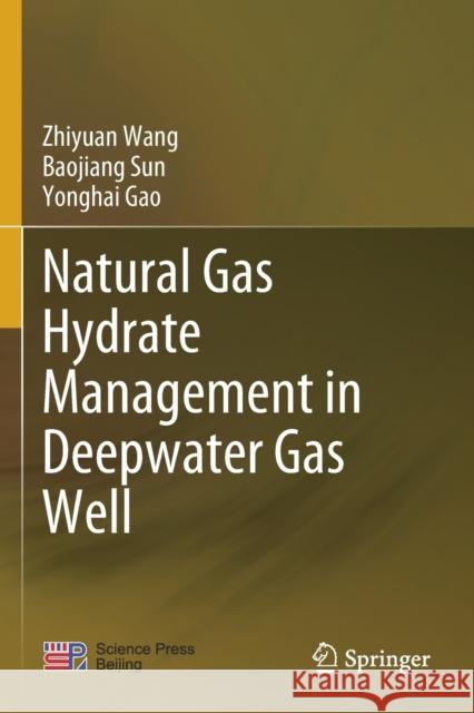 Natural Gas Hydrate Management in Deepwater Gas Well Zhiyuan Wang Baojiang Sun Yonghai Gao 9789811564208 Springer - książka