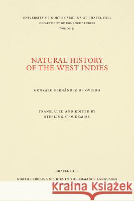 Natural History of the West Indies Sterling A. Stoudemire 9780807890325 University of North Carolina at Chapel Hill D - książka