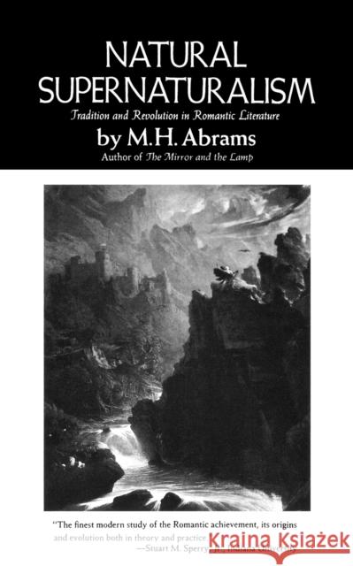 Natural Supernaturalism: Tradition and Revolution in Romantic Literature Abrams, Meyer Howard 9780393006094 WW NORTON & CO - książka