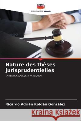 Nature des th?ses jurisprudentielles Ricardo Adri?n Rold? 9786203622454 Editions Notre Savoir - książka