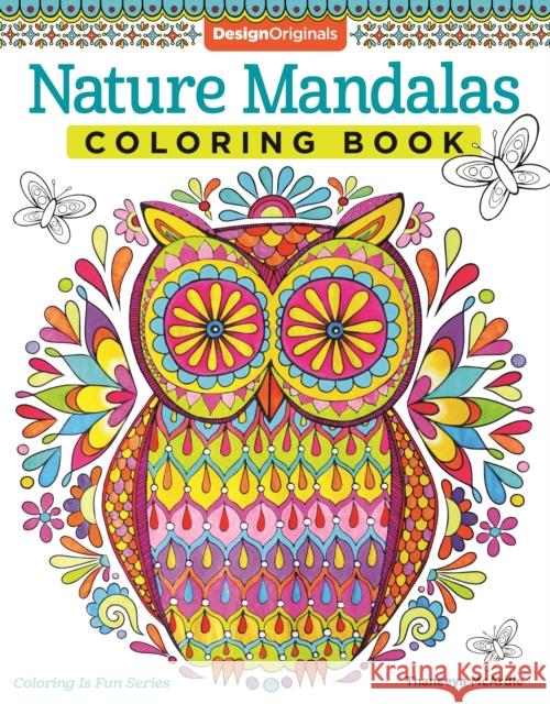 Nature Mandalas Coloring Book Thaneeya McArdle 9781574219579 Design Originals - książka