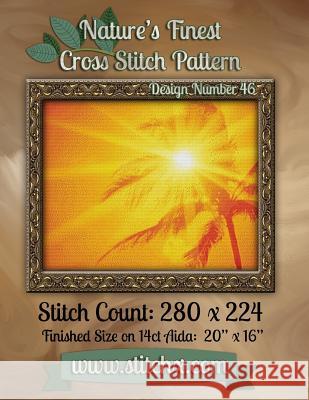 Nature's Finest Cross Stitch Pattern: Design Number 46 Nature Cros Stitchx 9781502575357 Createspace - książka