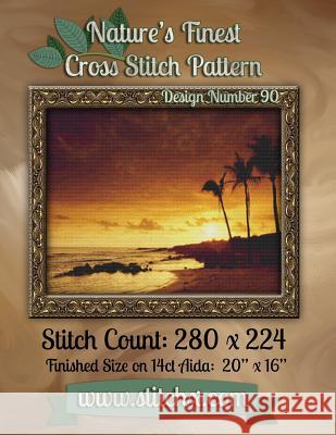 Nature's Finest Cross Stitch Pattern: Design Number 90 Nature Cros Stitchx 9781502588487 Createspace - książka