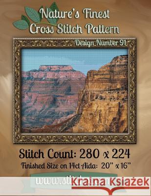 Nature's Finest Cross Stitch Pattern: Design Number 91 Nature Cros Stitchx 9781502588531 Createspace - książka