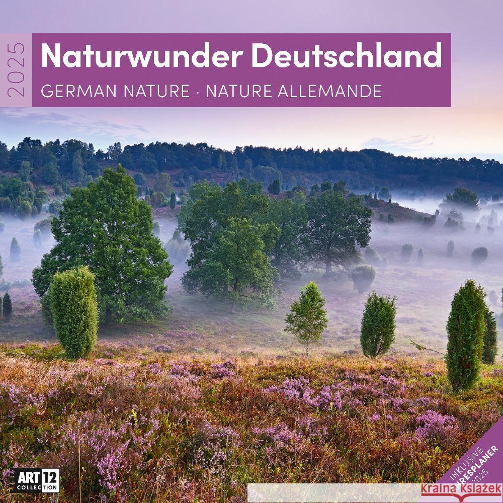 Naturwunder Deutschland Kalender 2025 - 30x30 Ackermann Kunstverlag 9783838445076 Ackermann Kunstverlag - książka