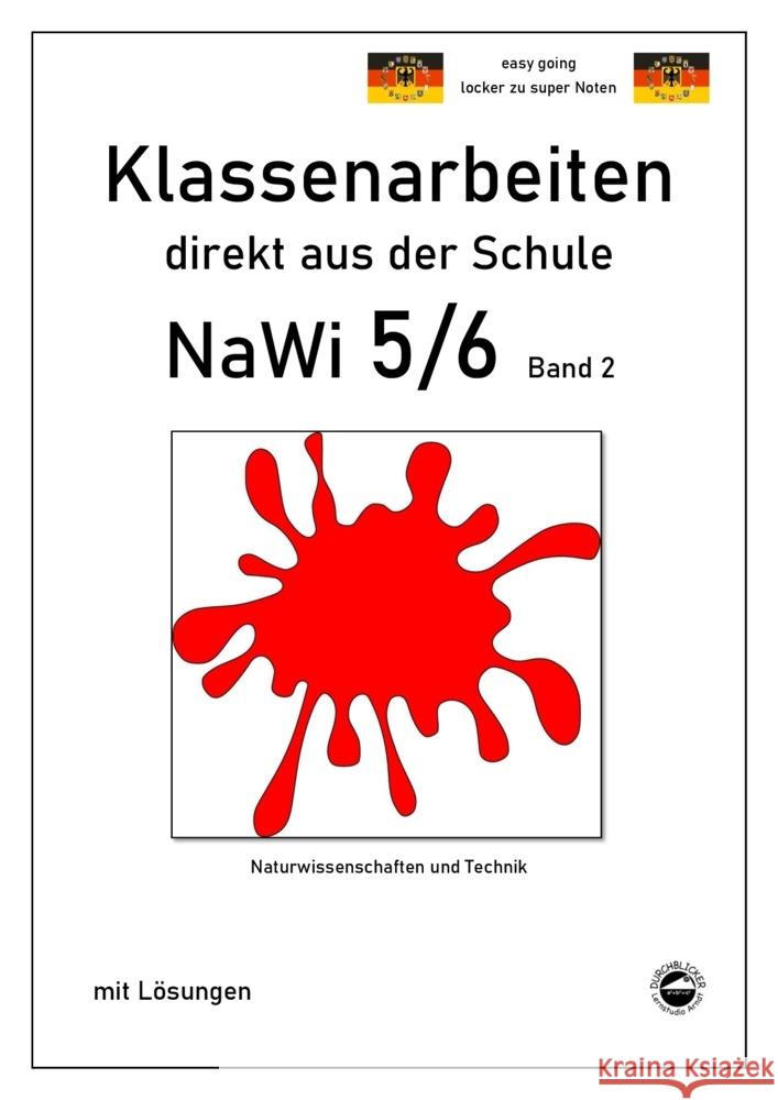 NaWi 5/6, Band 2, Klassenarbeiten direkt aus der Schule mit Lösungen Arndt, Claus 9783948948191 Durchblicker Verlag - książka