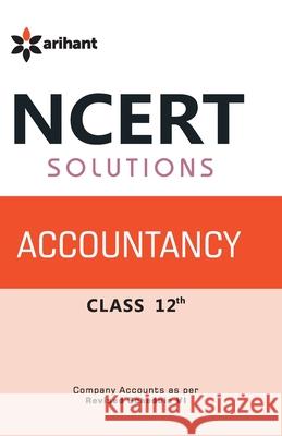 NCERT Solutions Accountancy XII Vikas Jairath 9789351416180 Arihant Publication India Limited - książka