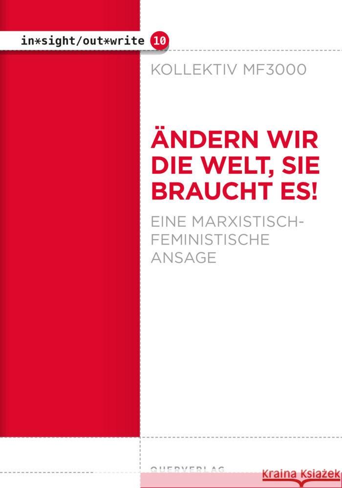 Ändern wir die Welt, sie braucht es! MF3000 9783896563286 Querverlag - książka