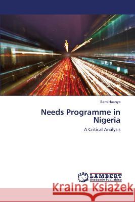 Needs Programme in Nigeria Haanya Bem 9783659259197 LAP Lambert Academic Publishing - książka