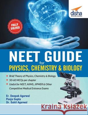 NEET Guide for Physics, Chemistry & Biology Disha Experts 9789386323118 Disha Publication - książka