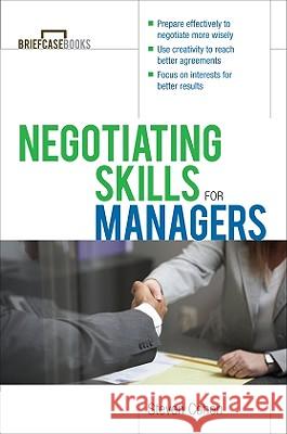 Negotiating Skills for Managers Steven Cohen 9780071387576  - książka