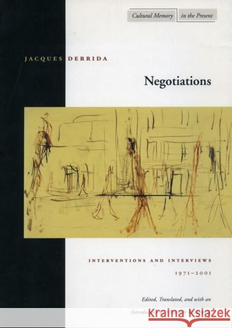 Negotiations: Interventions and Interviews, 1971-2001 Derrida, Jacques 9780804738910  - książka