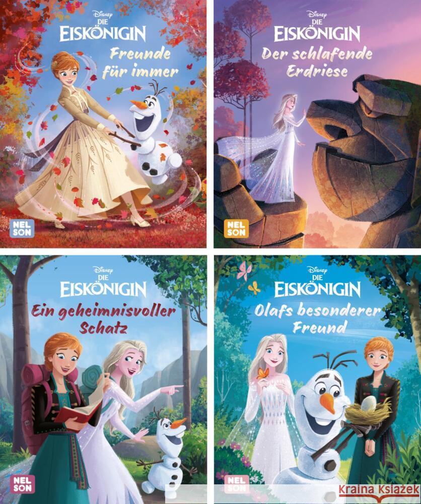 Nelson Mini-Bücher: 4er Disney Die Eiskönigin 17-20  9783845122694 Nelson - książka