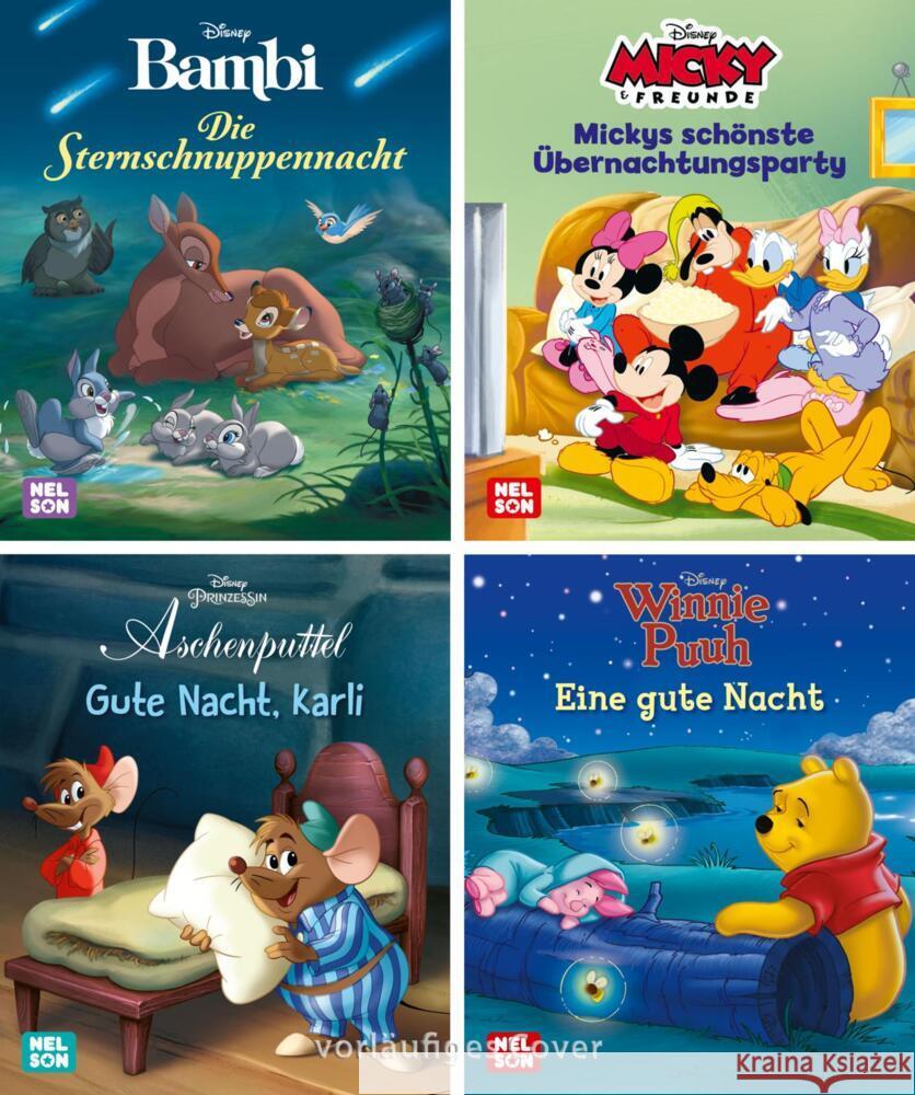 Nelson Mini-Bücher: 4er Disney Gutenacht-Geschichten 1-4  9783845125503 Nelson - książka