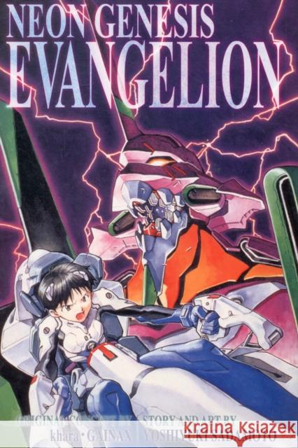 Neon Genesis Evangelion 3-in-1 Edition, Vol. 1: Includes vols. 1, 2 & 3 Yoshiyuki Sadamoto 9781421550794 Viz Media, Subs. of Shogakukan Inc - książka