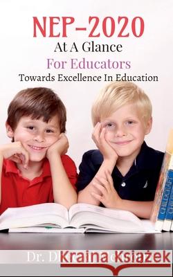 NEP 2020- At a Glance for Educators Dheeraj Mehrotra 9781638062738 Notion Press - książka