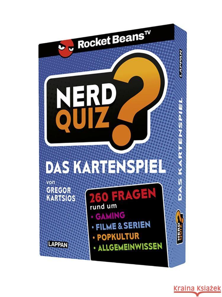 Nerd Quiz - das Kartenspiel Kartsios, Gregor, Rocket Beans Entertainment GmbH 4043726500924 Lappan Verlag - książka
