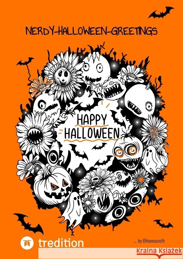 Nerdy-Halloween-Greetings Roth, Hanna 9783384358066 @hannasroth - książka