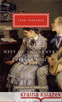 Nest of the Gentry & Virgin Soil Ivan Turgenev 9781841594378 Everyman - książka