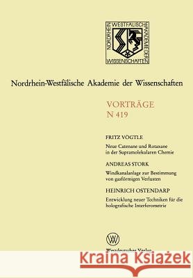 Neue Catenane Und Rotaxane in Der Supramolekularen Chemie. Windkanalanlage Zur Bestimmung Der Gasförmigen Verluste Von Umweltchemikalien Aus Dem Syste Vögtile, Fritz 9783663000662 Vs Verlag Fur Sozialwissenschaften - książka