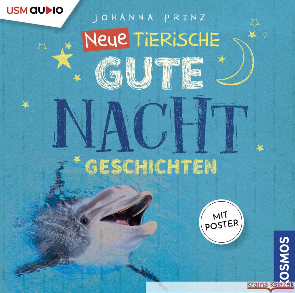 Neue Tierische Gute-Nacht-Geschichten, 1 Audio-CD Prinz, Johanna 9783803234865 United Soft Media (USM) - książka