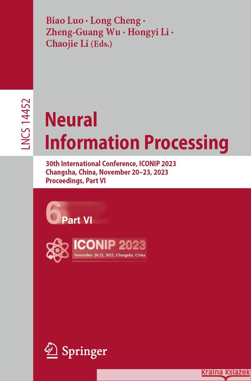 Neural Information Processing  9789819980758 Springer Nature Singapore - książka