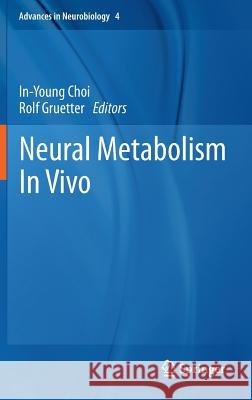 Neural Metabolism in Vivo Choi, In-Young 9781461417873 Springer-Verlag New York Inc. - książka