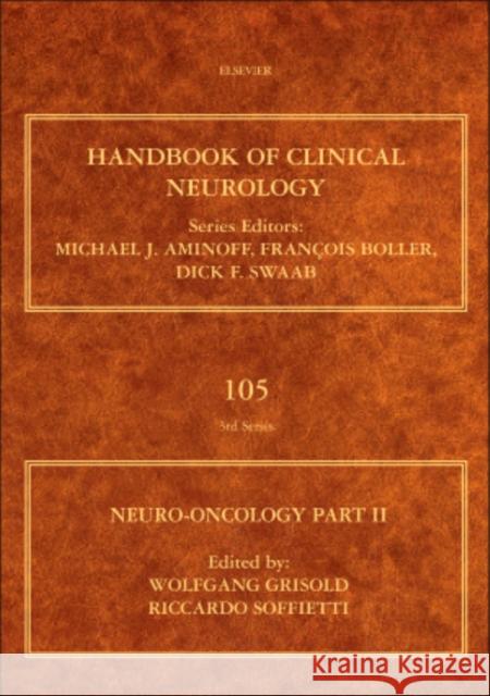 Neuro-Oncology, Part II: Volume 105 Grisold, Wolfgang 9780444535023  - książka