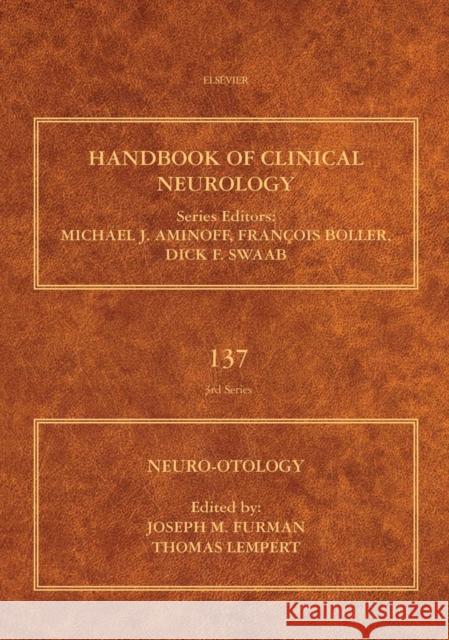 Neuro-Otology: Volume 137 Furman, Joseph 9780444634375 Elsevier Science - książka