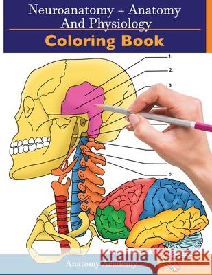 Neuroanatomy + Anatomy and Physiology Coloring Book: 2-in-1 Collection Set Incredibly Detailed Self-Test Color workbook for Studying and Relaxation Harrison, Clement 9781914207051 Muze Publishing - książka